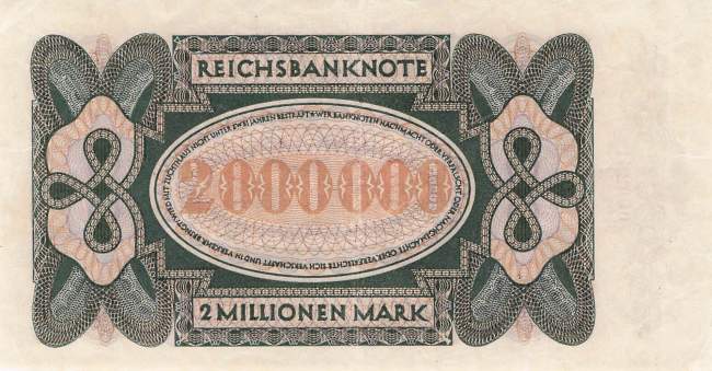 2 Millionen Mark 1923 ro.89a Ka